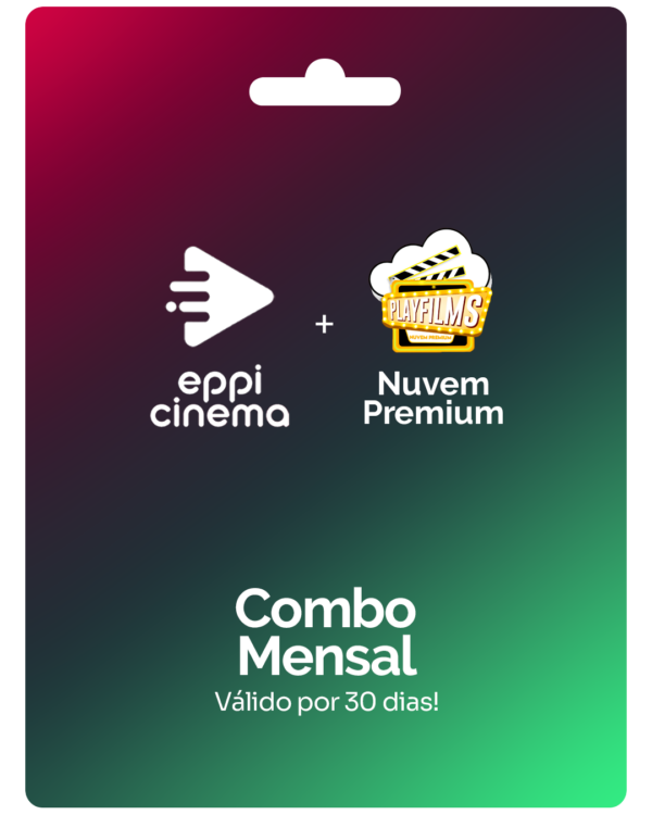 Gift Card Eppi Cinema + Nuvem Premium - Mensal